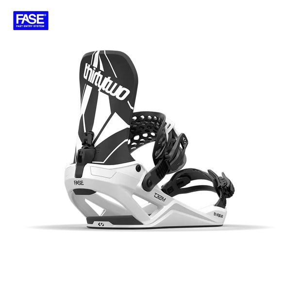 ThirtyTwo T32M Fase X Volcom Snowboard Binding 2026 - WHITE