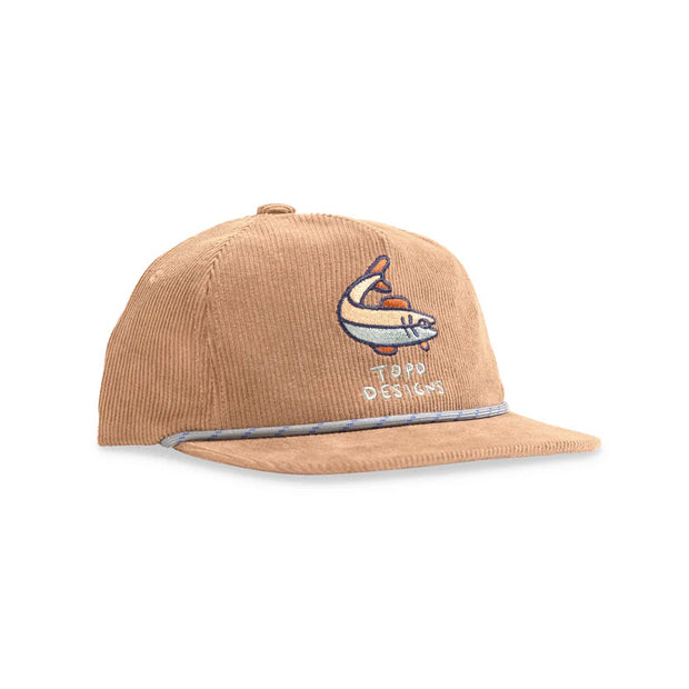 Topo Designs Corduroy Trucker Hat - TAN