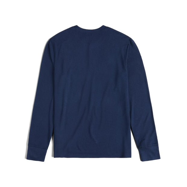 Topo Designs - Global Waffle Henley - BLUE