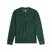 Topo Designs - Global Waffle Henley - GREEN
