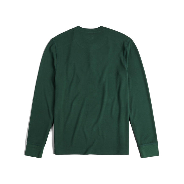 Topo Designs - Global Waffle Henley - GREEN