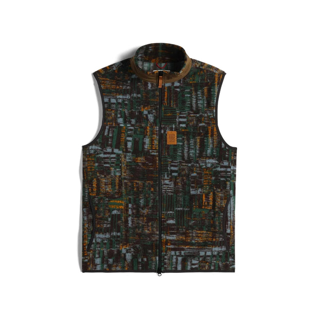 Topo Designs - Vista Lightweight Fleece Vest - GREEN