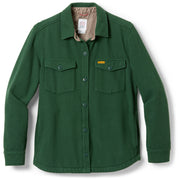 Topo Designs - Women's Onlooker Twill Shirt Jacket - GREEN