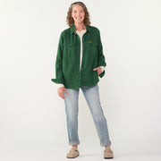 Topo Designs - Women's Onlooker Twill Shirt Jacket - GREEN