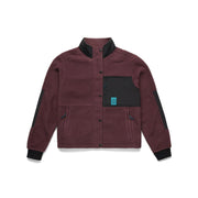 Topo Designs - Women's Summit Rise Full Zip Jacket - RED