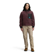 Topo Designs - Women's Summit Rise Full Zip Jacket - RED