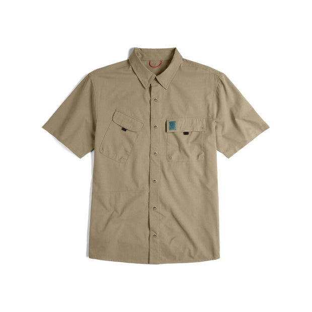 Topo Retro River Short Sleeve Shirt - TAN