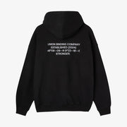 Union 20-YR Zip Hoodie - BLACK