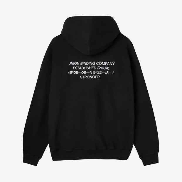 Union 20-YR Zip Hoodie - BLACK
