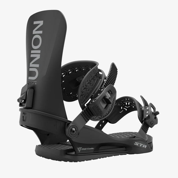 Union STR Snowboard Binding 2025 - BLACK