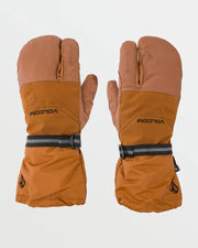 Volcom Gaaas Gore-Tex Trigger Mitt - BROWN