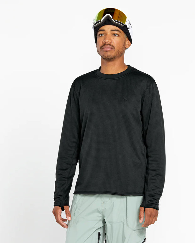 Volcom Gridlock Crew Fleece - BLACK