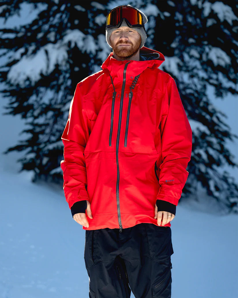 VOLCOM L GORE-TEX JACKET M RED 赤 Dua Insulated Gore-Tex Jacket - Red | Volcom Europe