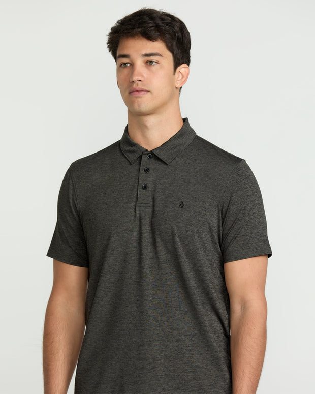 Volcom Hazard Pro Polo Short Sleeve Shirt - GREY