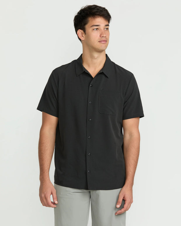 Volcom Ridgestone Short Sleeve Shirt - BLACK