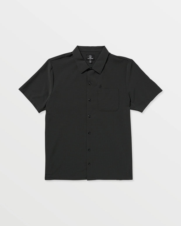 Volcom Ridgestone Short Sleeve Shirt - BLACK
