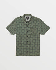 Volcom Ridgestone Short Sleeve Shirt - GREEN