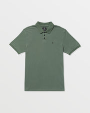 Volcom Sitestone Polo Short Sleeve Tee - GREEN