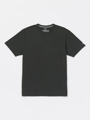 Volcom Solid Short Sleeve Tee - BLACK