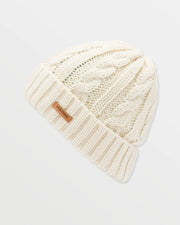 Volcom Stone Knit Beanie - WHITE