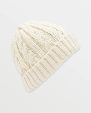 Volcom Stone Knit Beanie - WHITE