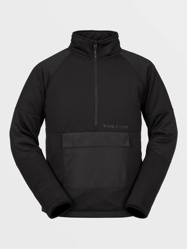 Volcom Tech Fleece Pullover - BLACK