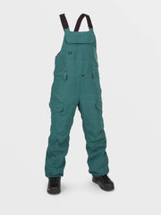 Volcom Women's Creston 3D Stretch Bib Overalls 2024 - GREEN