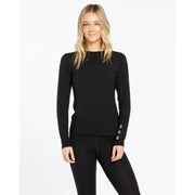 Volcom Women's Merino Blend Crew - BLACK