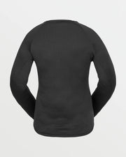 Volcom Womens Gridlock Crew Fleece - BLACK