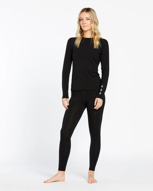 Volcom Womens Merino Blend Crew - BLACK