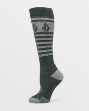 Volcom Womens Striker Wool Blend OTC Sock - BLACK