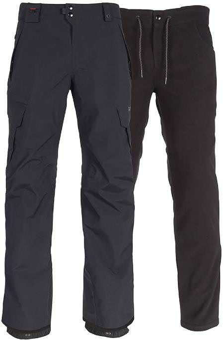 686 Smarty 3-IN-1 Cargo Pant [Short]  2021 - BLACK