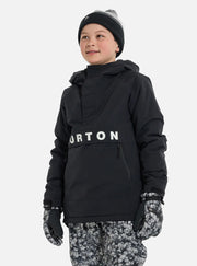 Burton Youth Frostner Anorak Jacket 2023 - BLACK