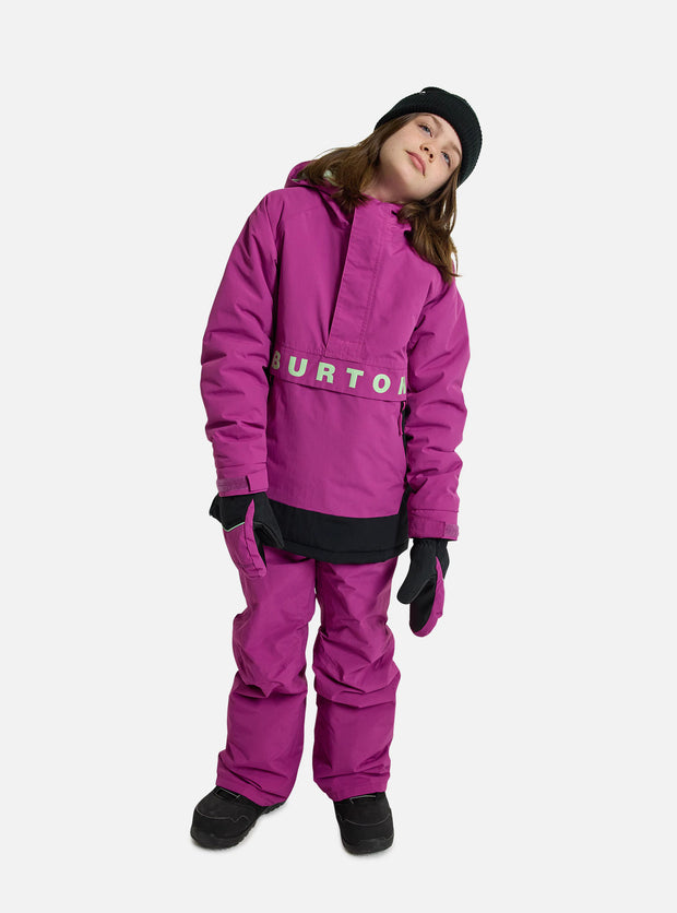 Burton Youth Frostner Anorak Jacket 2023 - PURPLE