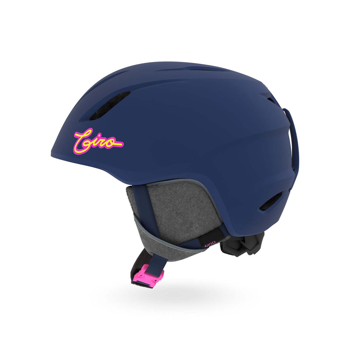 giro youth snowboard helmets Giro Launch Kids Helmet Matte Midnight-Neon Lights XS