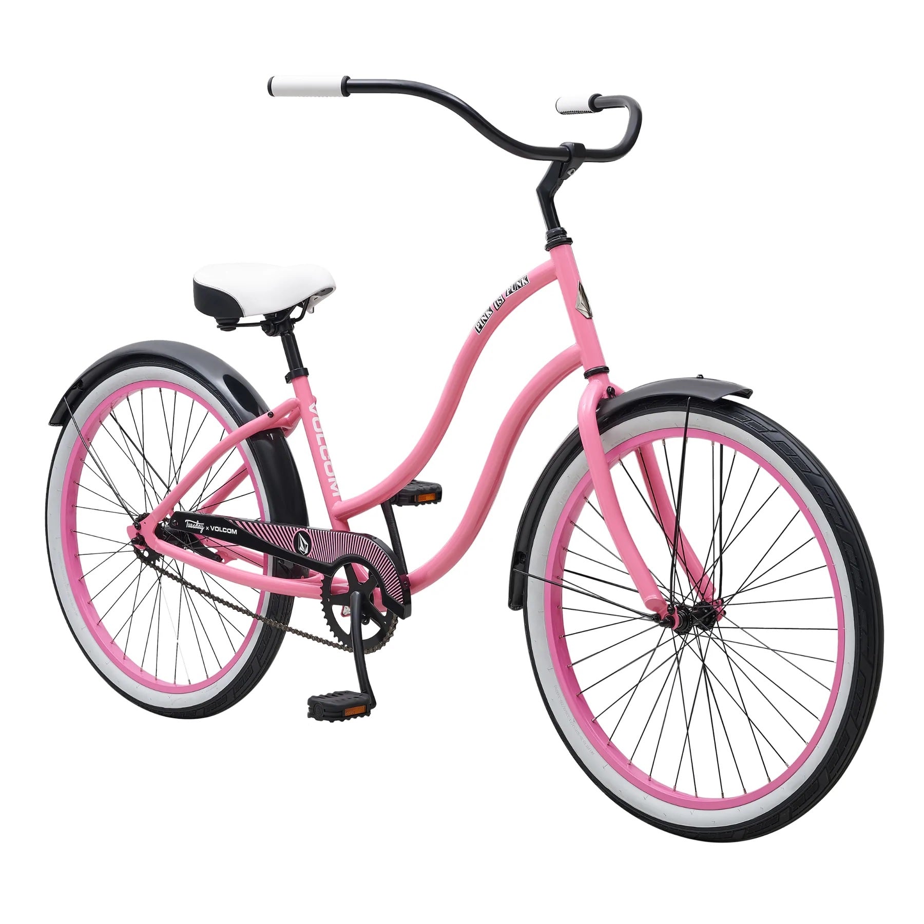 womens pink bicycle Volcom x Tuesday Cruiser LS Bike – Shoreline Tahoe